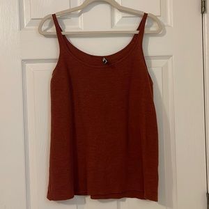 Eileen Fisher burnt orange 100% wool tank size XL